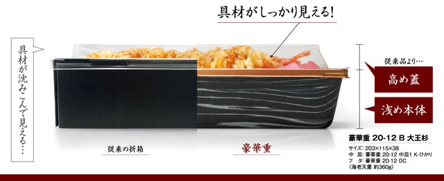 豪華重07_こだわりの具材がしっかり伝わる