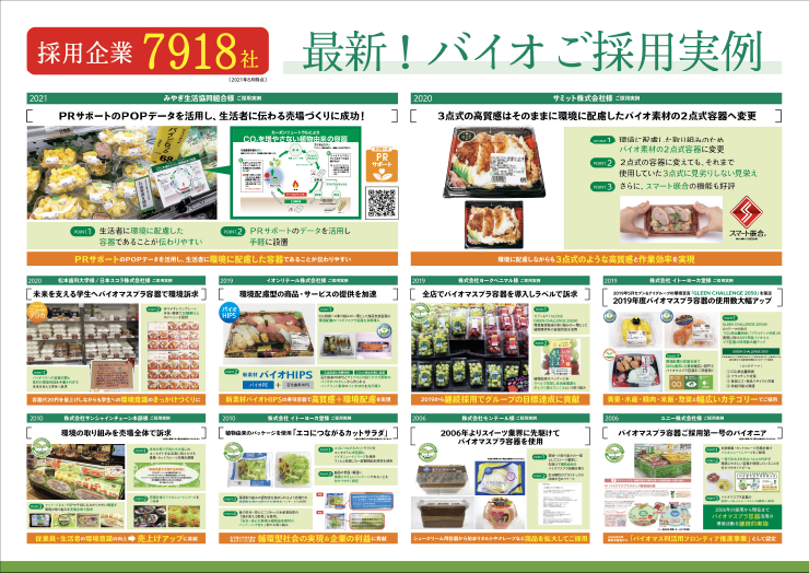 最新！バイオご採用実例
