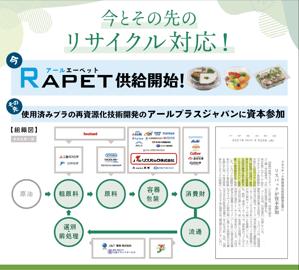 今とその先のリサイクル対応